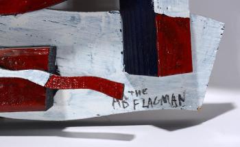 Medium size american flag by 
																			 Ab the Flagman