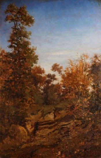 Forêt de Fontainebleau by 
																	Francois-Auguste Ortmans