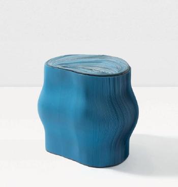 Cartodendro blu Tabouret - table d'appoint by 
																			Daniele Papuli