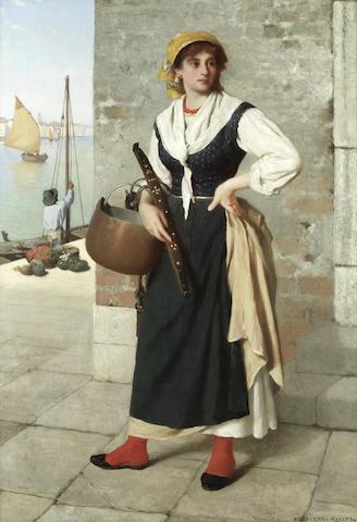 A young fishwife by 
																	Horace van Ruith