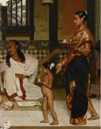 Untitled (A Brahmin Household) by 
																			Horace van Ruith