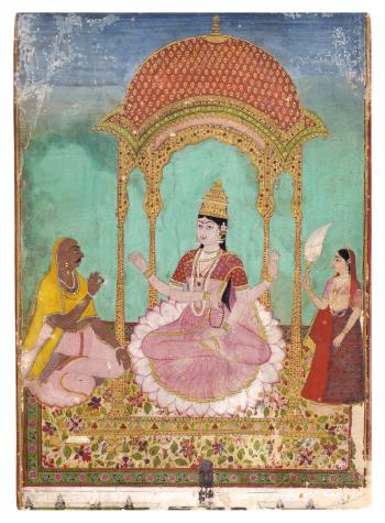 Chandabibi As A Four-Armed Goddess by 
																			Rai Venkatchellam