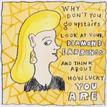 Why don't you go upstairs by 
																	Adam Dant