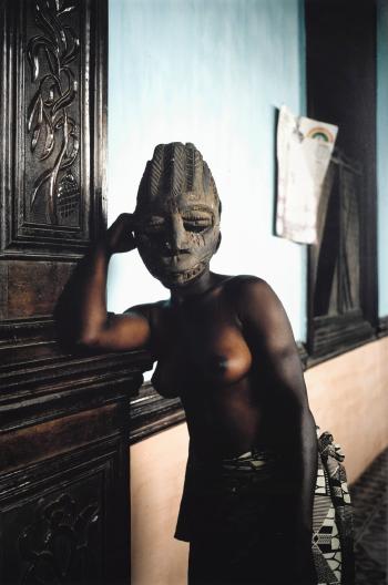 Untitled (Demoiselles de Port-Novo series) by 
																	Leonce Raphael Agbodjelou