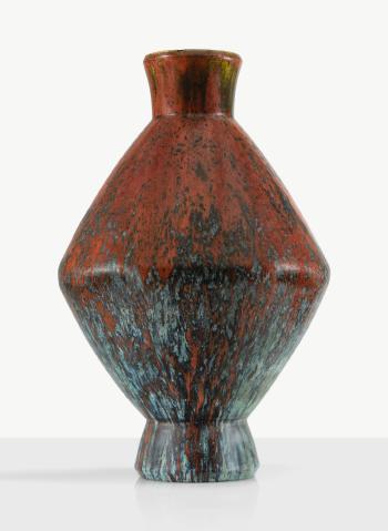 Monumental biconic vase by 
																	Pierre Adrien Dalpayrat