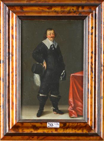 Portrait en pied d’un gentilhomme by 
																	Jan Verspronck