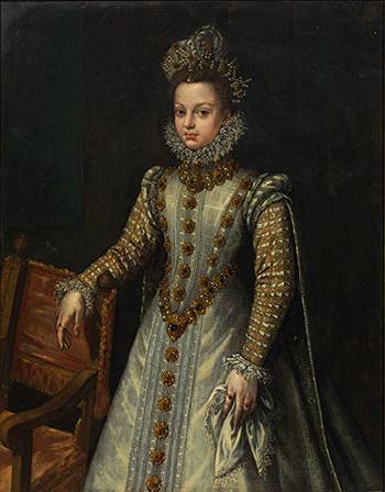 Isabella Clara Eugenia of Spain by 
																			Alonso Sanchez Coello