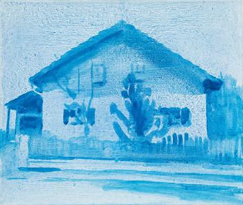Haus (blau) by 
																	Felix Malnig