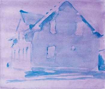 Haus (violett) by 
																	Felix Malnig