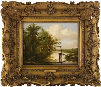 Landscape by 
																			Georgius Jacobus Johannes van Os