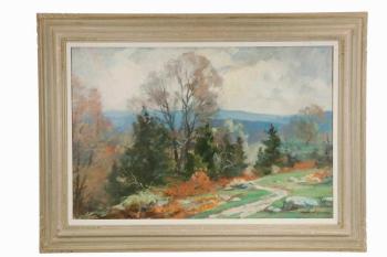 Spring on cotton hill by 
																			Harry Russell Ballinger