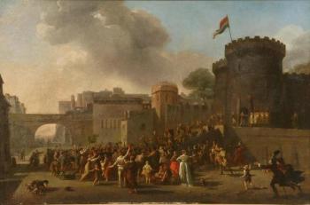 Greeting the Victorious Troops by 
																			Nicolas Antoine Taunay