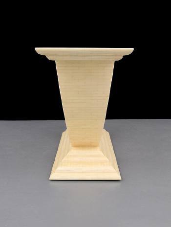 Tessellated bone console table by 
																			Enrique Garcel
