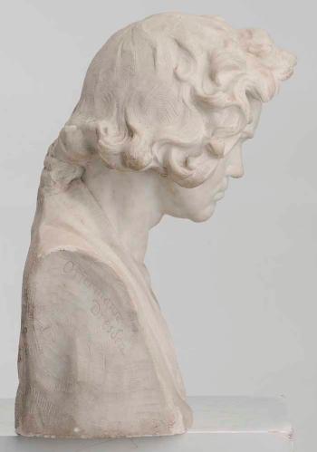 Bust of Ludwig Van Beethoven (1770-1827) by 
																			Friedrich Offermann