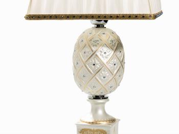 Table Lamp with Swarovski Crystals by 
																			 Mangani