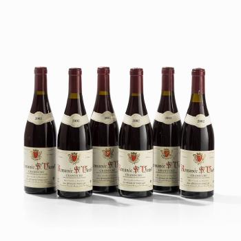 6 bottles of Romanée-Saint-Vivant by 
																			 Domaine Hudelot Noellat