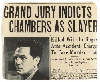 Grand Jury Indicts Chambers as Slayer by 
																	Alicja Kwade