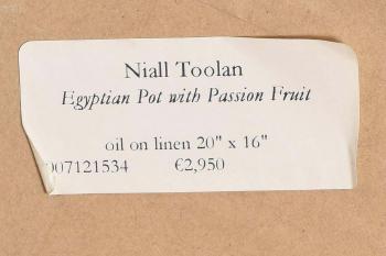 Egyptian Pot with Passion Fruit by 
																			Niall Toolan