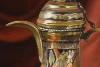 Egyptian Pot with Passion Fruit by 
																			Niall Toolan