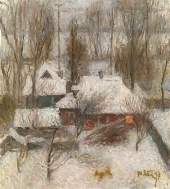Winter in Sednev by 
																	Tetyana Nilovna Yablonska
