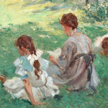 Study for on the lawn by 
																			Edmund M Ashe