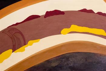 Haida hotdog by 
																			Lawrence Paul Yuxweluptun