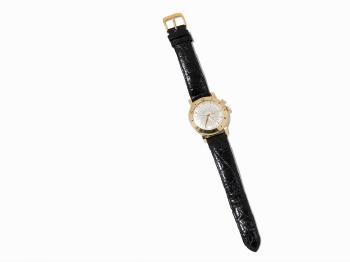 Navigator Worldtimer wristwatch, 14K gold by 
																			 Tissot Co