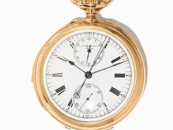Pocket Watch Chronograph Rattrapante by 
																			 Louis Audemars & Cie