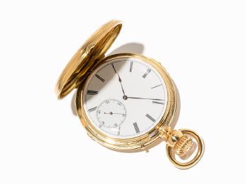 Gold Hunter with Chronometer Escapement by 
																			 Louis Audemars & Cie