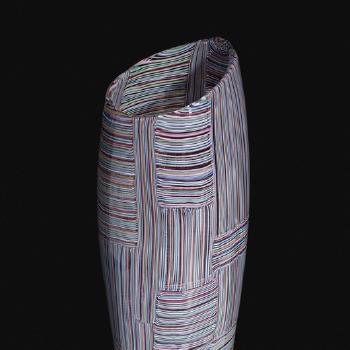Mosaico Tessuto vase by 
																			Paolo Venini