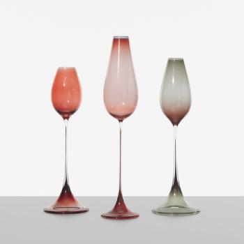 Tulpan vases by 
																			Nils Landberg