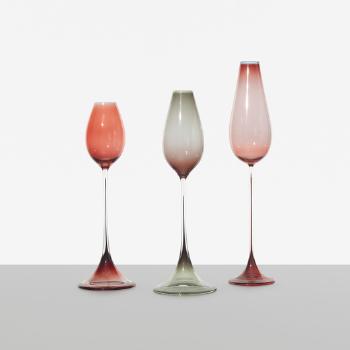 Tulpan vases by 
																			Nils Landberg