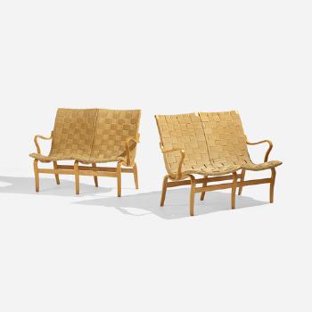 Eva settees by 
																			Bruno Mathsson