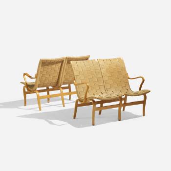 Eva settees by 
																			Bruno Mathsson