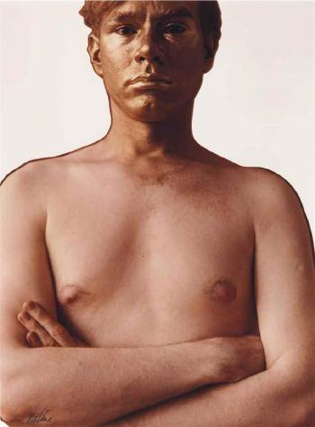 Andy Warhol as the Golden Boy, 1962 by 
																	Art Kane