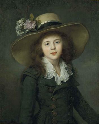 Portrait of Elizaveta Alexandrovna, Baroness Stroganova (1776-1818), later Countess Demidova, half-length by 
																	Jean Voille