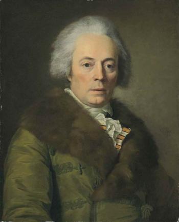 Portrait of John Cayley (1730-1795), bust-length by 
																	Jean Voille