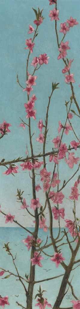 Blossoming Pink Branches by 
																	Charles Caryl Coleman