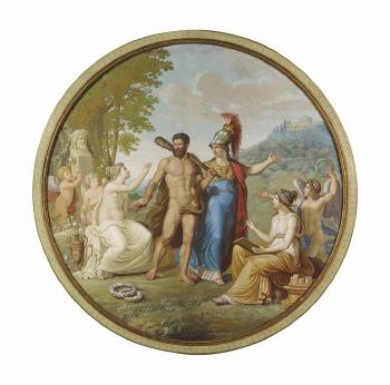 Hercules At The Crossroads Between Vice And Virtue by 
																	Pelagio Palagi