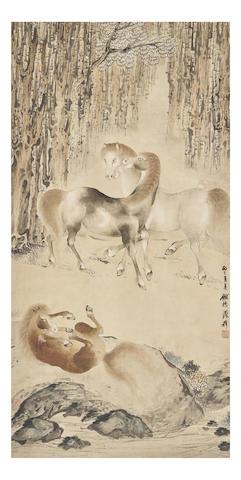 Horses by 
																	 Zhang Mu
