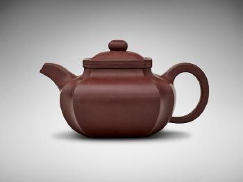 A Chinese tea pot by 
																	 Pan Chiping