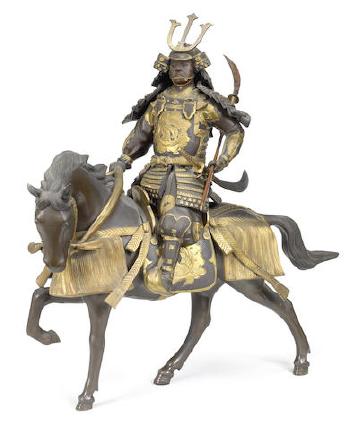 Warrior on Horseback by 
																	 Yoshimitsu