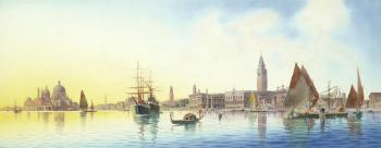 The lagoon Venice by 
																	Umberto Ongania