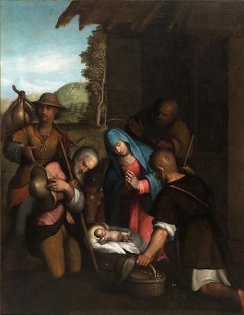 The Adoration of the Shepherds by 
																	Francesco Frigimelica