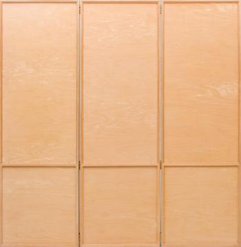 Three-panel folding screen by 
																			Joellyn Duesberry