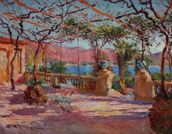 Terrasse à Antibes by 
																	Charles Garabed Atamian