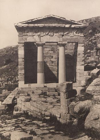 Athenian treasury, Delphi by 
																	 Nelly
