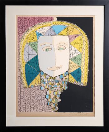 Egyptian Head by 
																	Gloria Vanderbilt