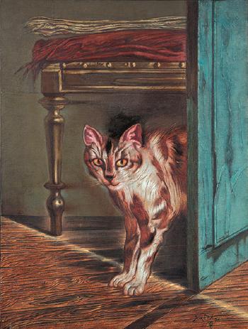 Gato asomando by 
																	Jose Jardiel