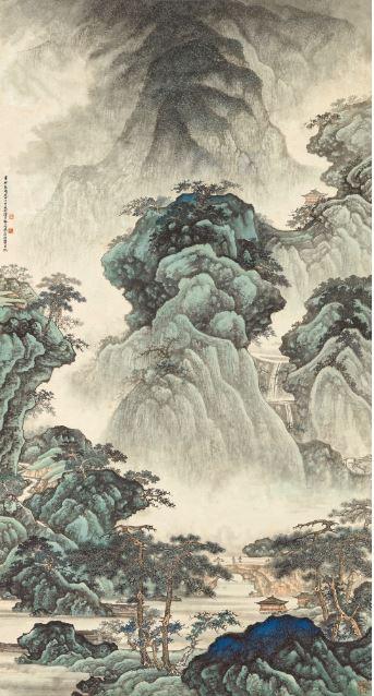Trekking through the misty mountains by 
																	 Tang Zheming
